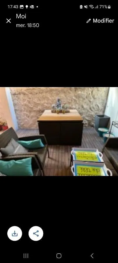 公寓 芒通Studio Centre Avec Terrasse公寓